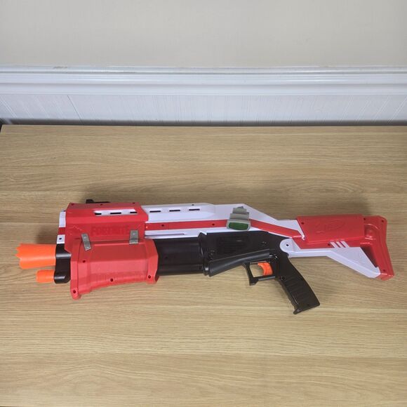 NERF Fortnite Bossmerg-12 Tactical Shotgun Dart Blaster with Scope! - Picture 2 of 5